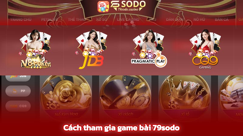 Cách tham gia game bài 79sodo