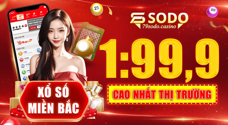 Xổ số 79sodo tỷ lệ cao nhất thị trường